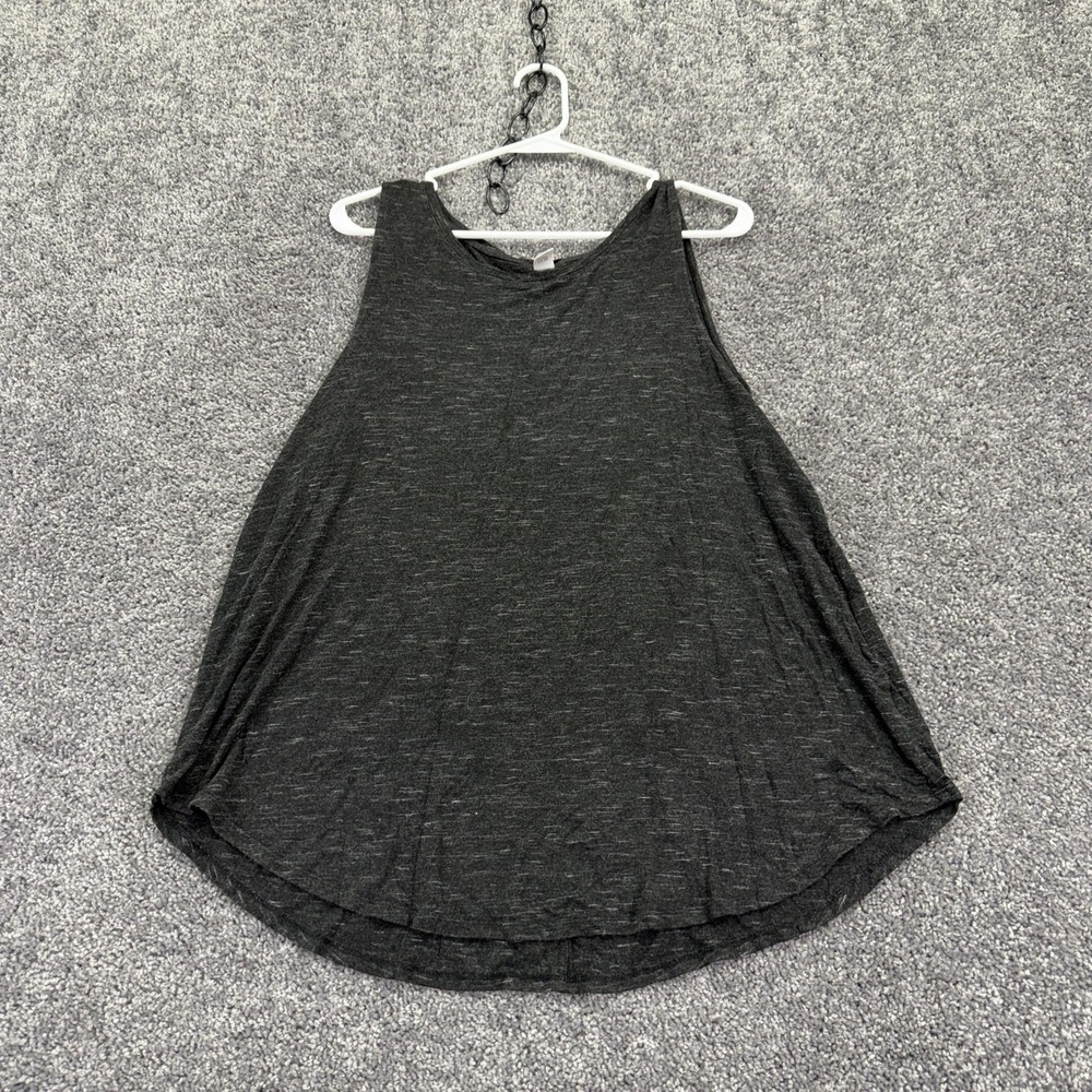 Old Navy Tank Top Womens XL Gray Luxe Jersey Relaxed Basic Summer Casual